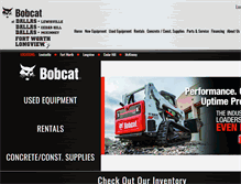 Tablet Screenshot of bobcatofdallas.com